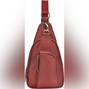 New Antik Kraft Maroon Tasha Sling Bag